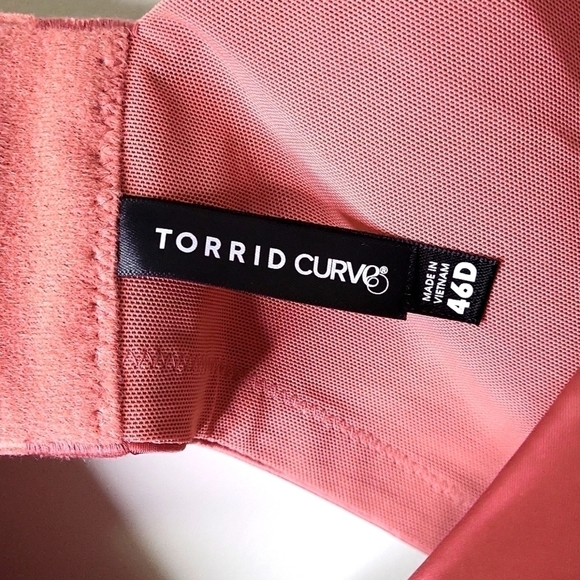 Torrid Curve Bra Size 46D Wire Free Lightly Lined Everyday Wear - Picture 2 of 5